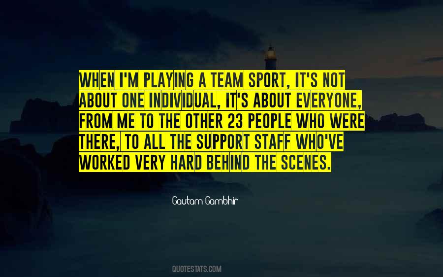 Team Sport Quotes #397587