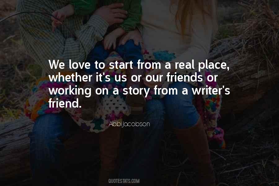 Real Love Story Quotes #749680