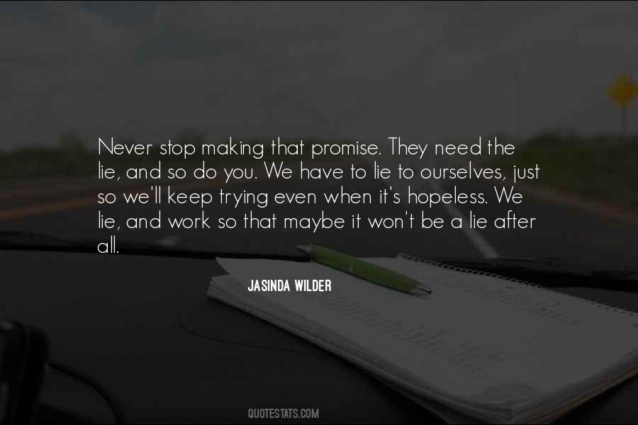 Quotes About Keep A Promise #163610