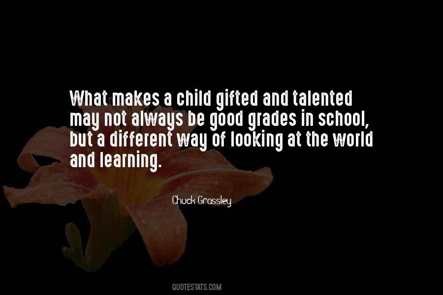 What Makes A Child Gifted And Talented Quotes #1268446