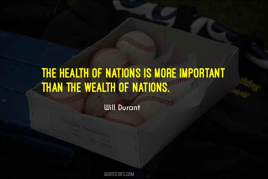 Health Is The Most Important Thing Quotes #184726
