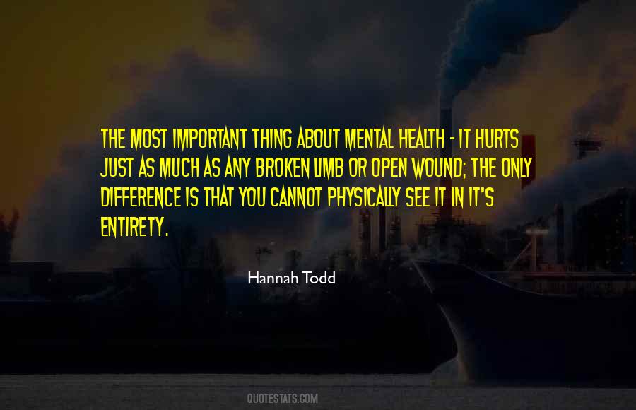 Health Is The Most Important Thing Quotes #537466