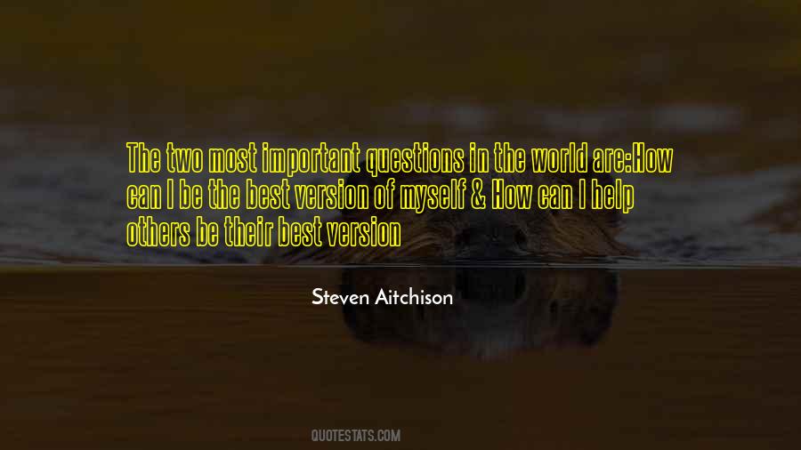 Best Version Of Myself Quotes #1178479