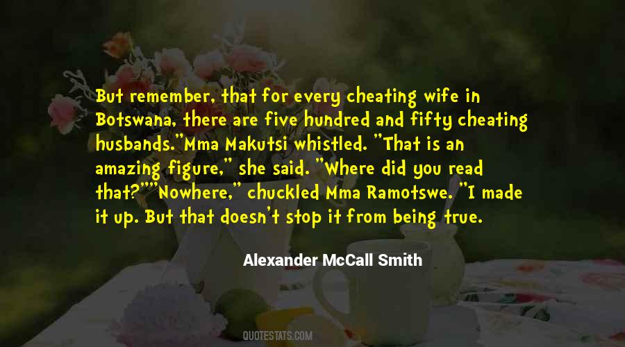 Wife Is Cheating Quotes #459475