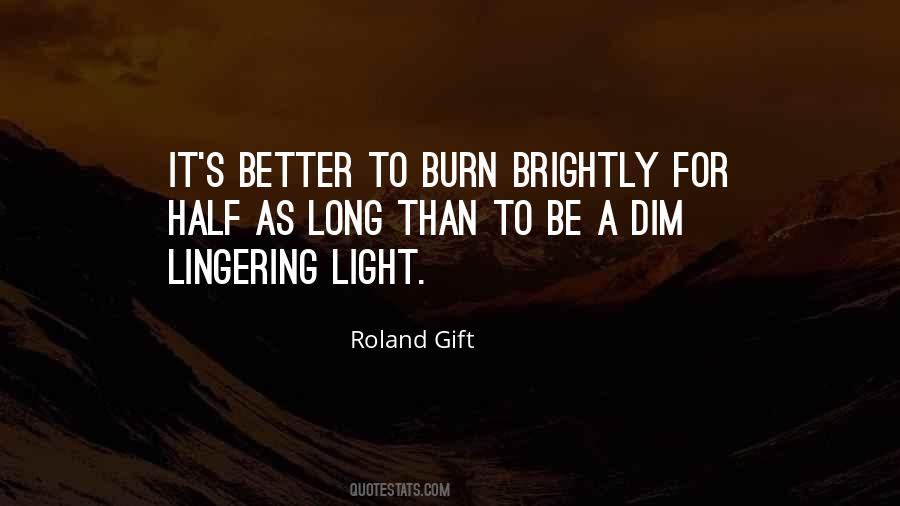 A Dim Light Quotes #939002
