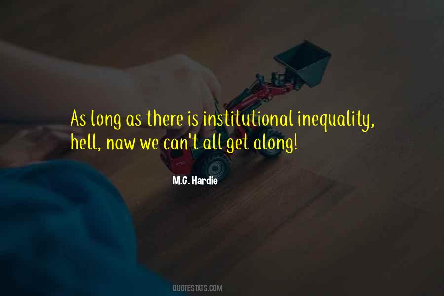 Can We All Get Along Quotes #170241