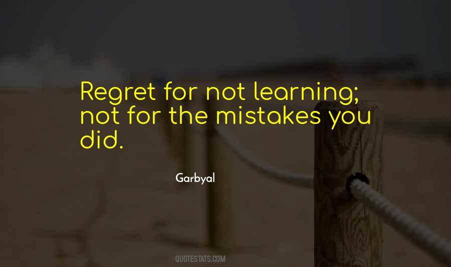 Experience Mistakes Quotes #1384553