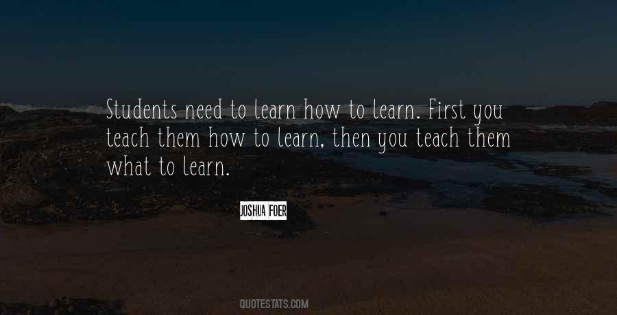 Students First Quotes #1713157