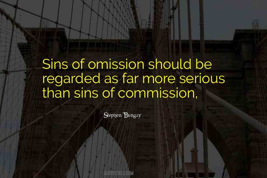 Omission Sins Quotes #1827559