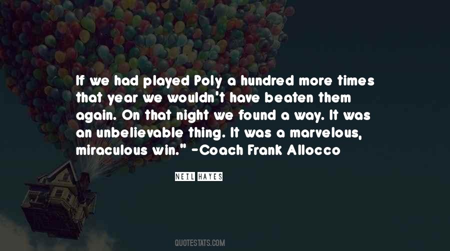 Frank Allocco Quotes #1593164