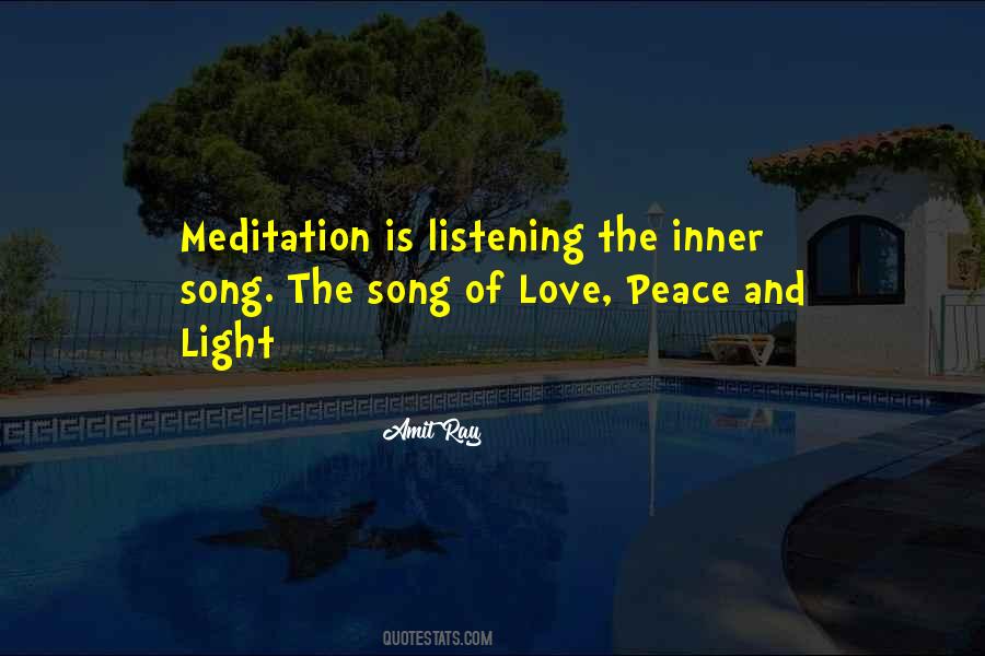 Inner Peace Love Quotes #1348196