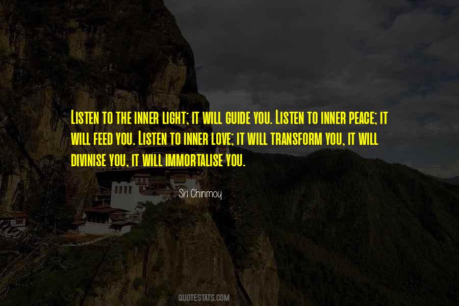 Inner Peace Love Quotes #1501528