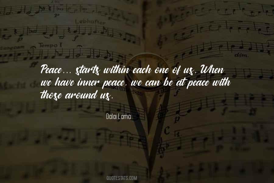 Inner Peace Love Quotes #1675675