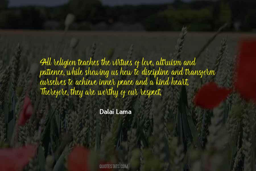 Inner Peace Love Quotes #1861552