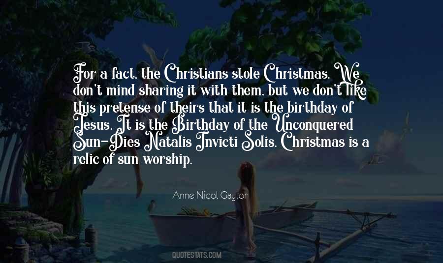 Birthday Of Jesus Quotes #741906
