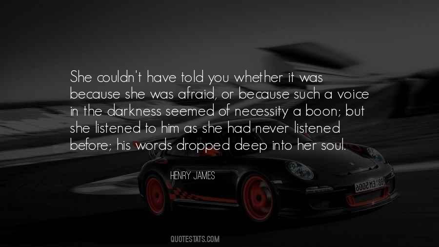 Her Darkness Quotes #1569557