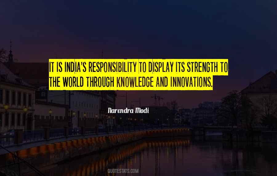 Knowledge And Innovation Quotes #1795123