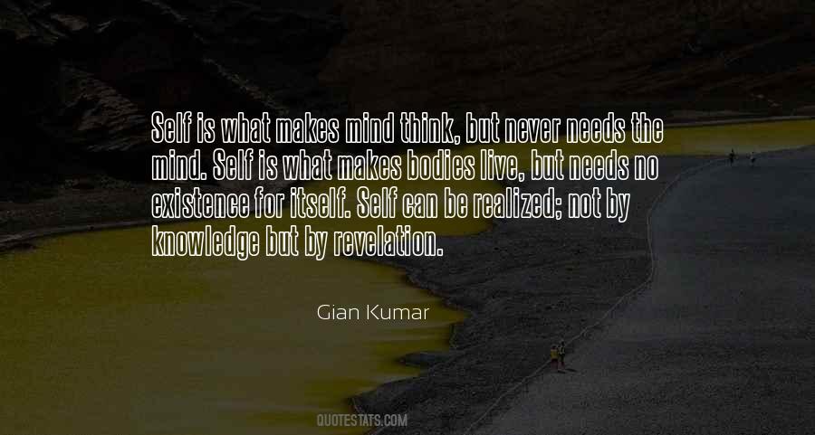 Self Existence Quotes #270444
