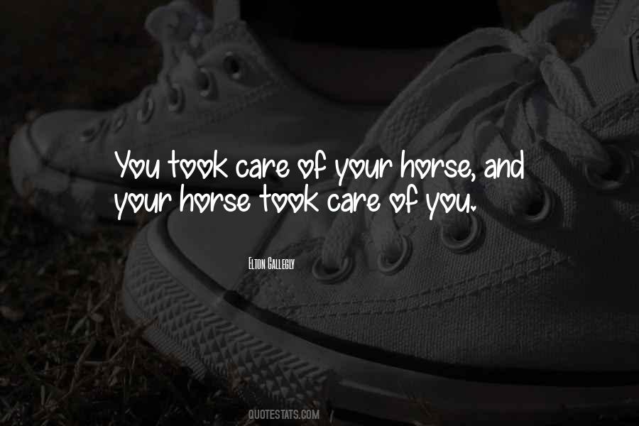 Horse Care Quotes #680814
