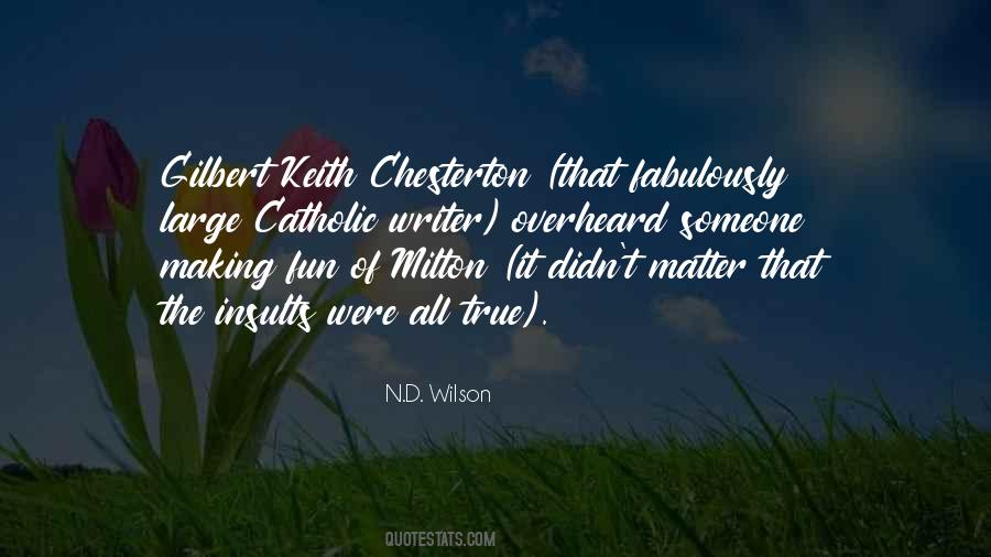C G Chesterton Quotes #1631399