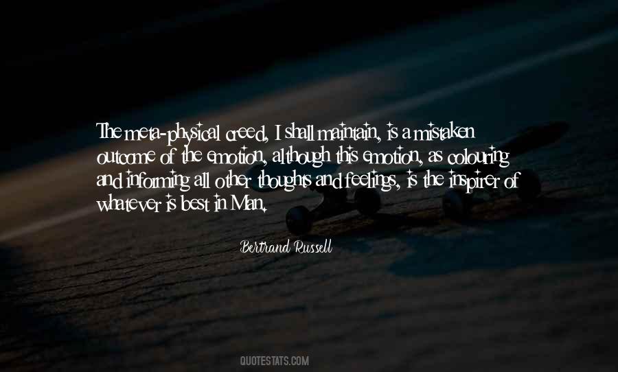 Thoughts Of A Man Quotes #1429699