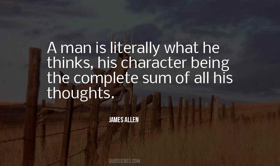 Thoughts Of A Man Quotes #572023