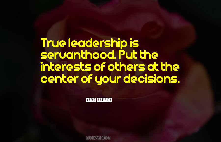 You Are A True Leader Quotes #201624