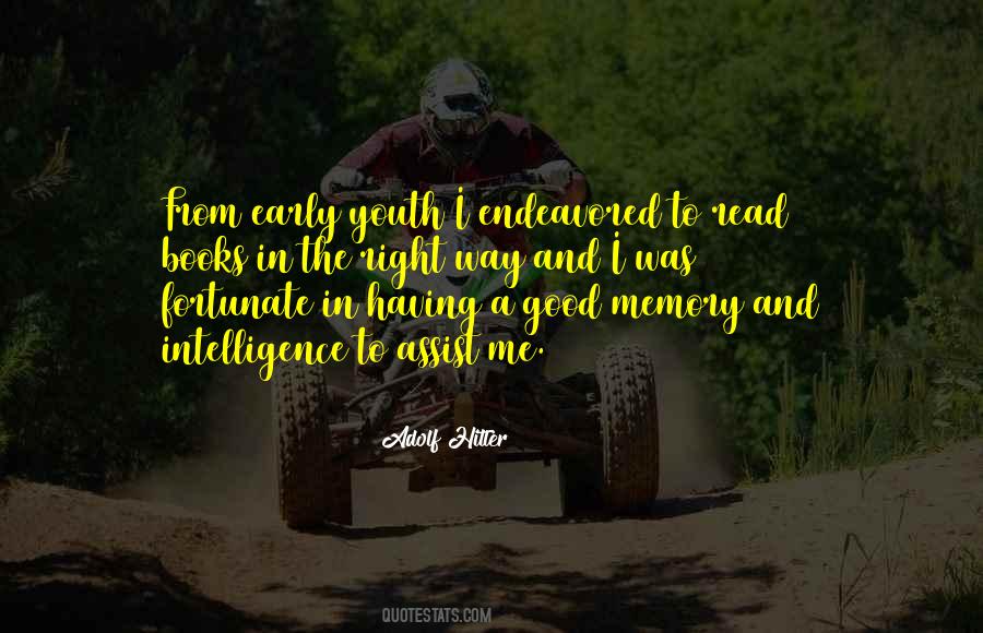 Having A Good Memory Quotes #1709222
