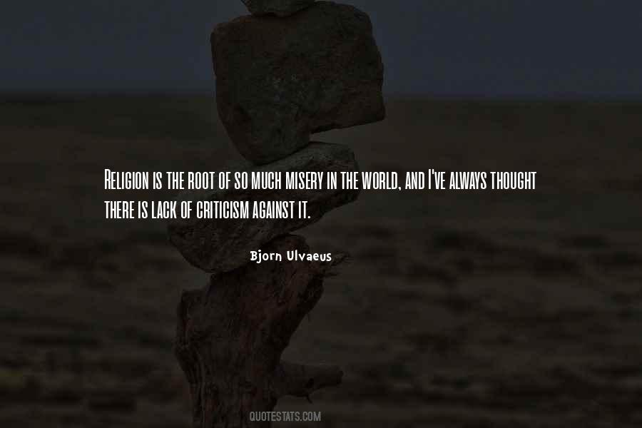 Religion Criticism Quotes #1475336