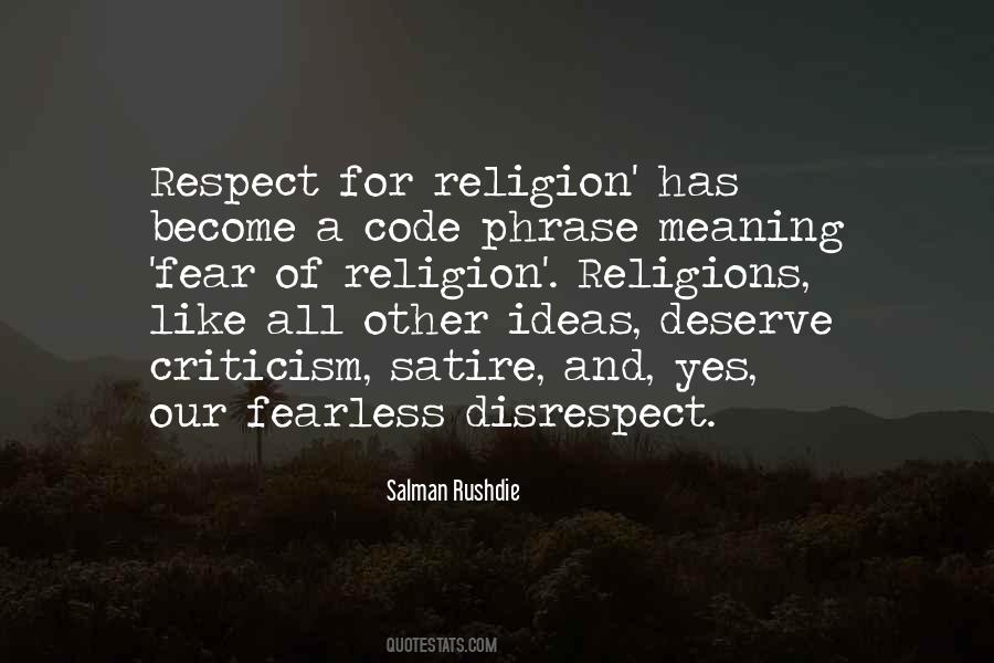 Religion Criticism Quotes #1822398