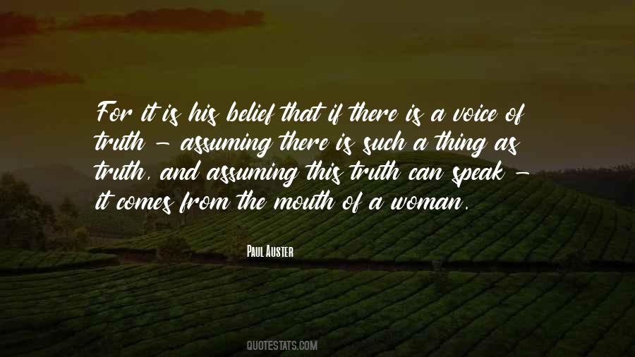 Voice Of A Woman Quotes #565181