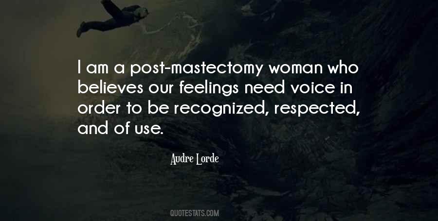 Voice Of A Woman Quotes #756495