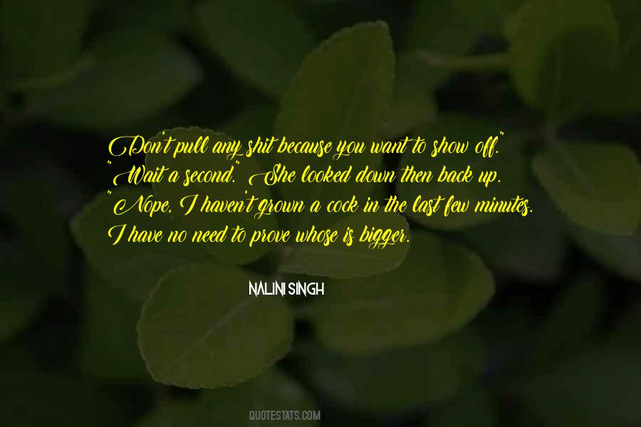 No Need To Prove Quotes #1238166