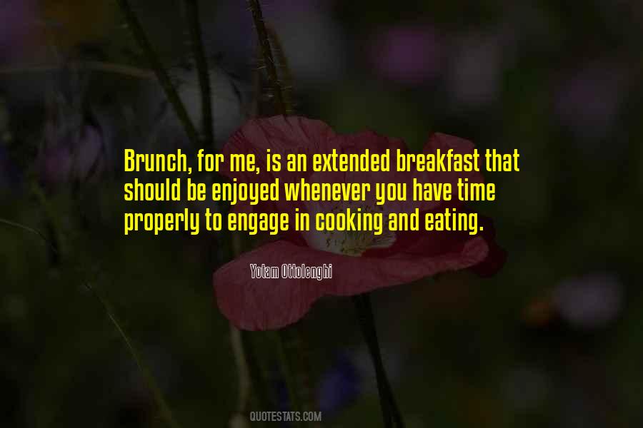 Breakfast Time Quotes #1109180