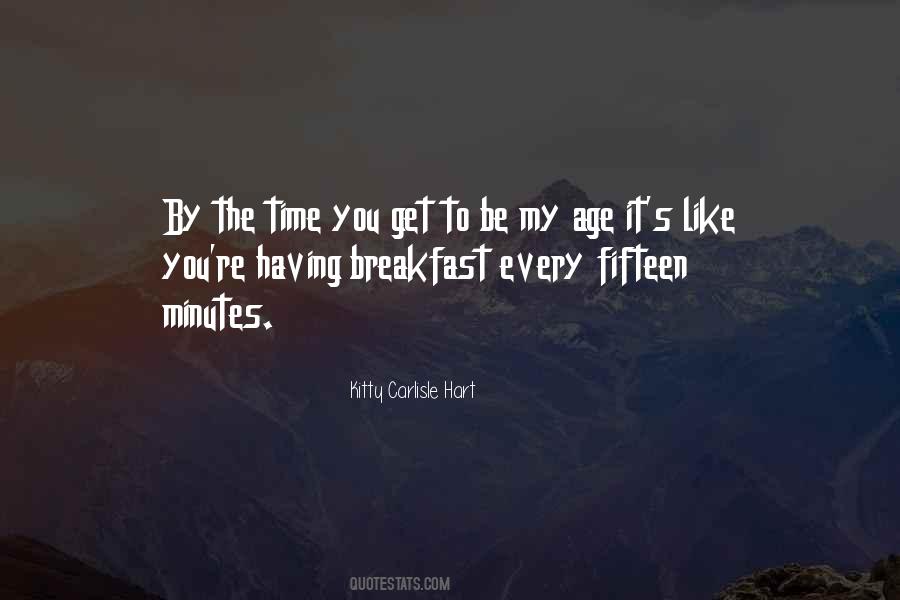 Breakfast Time Quotes #1549503