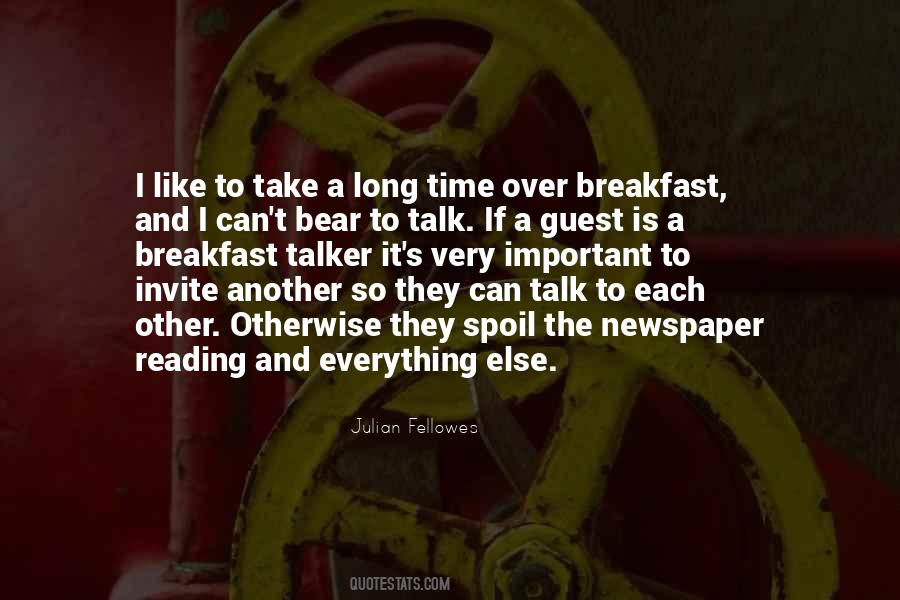 Breakfast Time Quotes #1721849