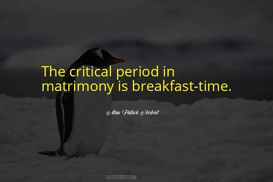 Breakfast Time Quotes #1871996