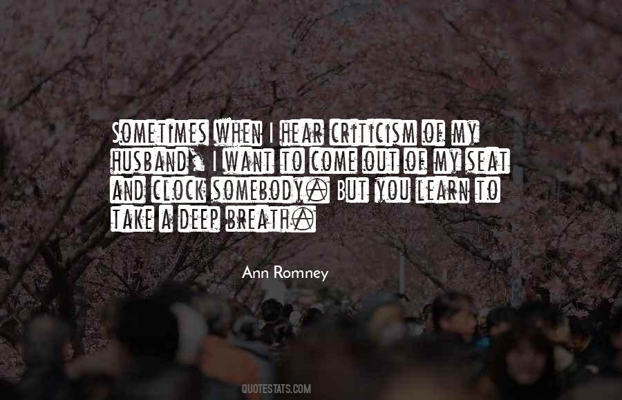 Learn To Take Criticism Quotes #1504105
