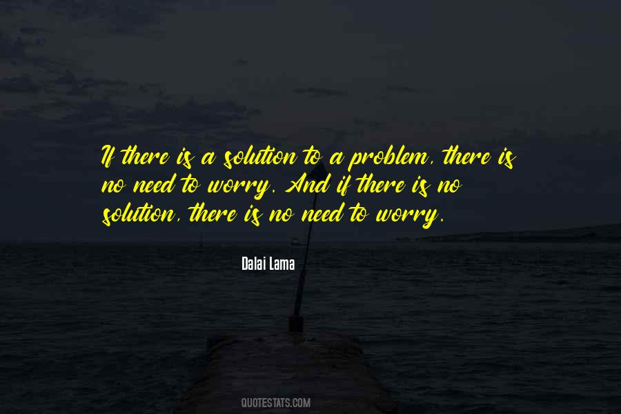 There Is No Solution Quotes #1116705