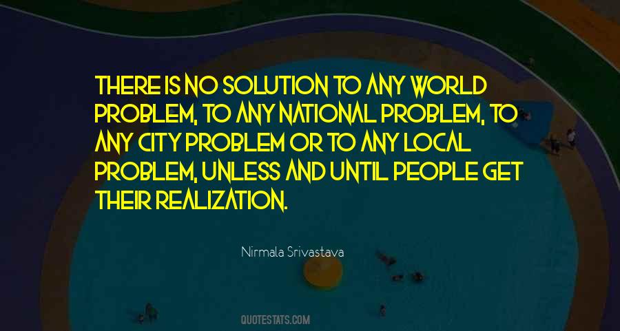 There Is No Solution Quotes #1401491