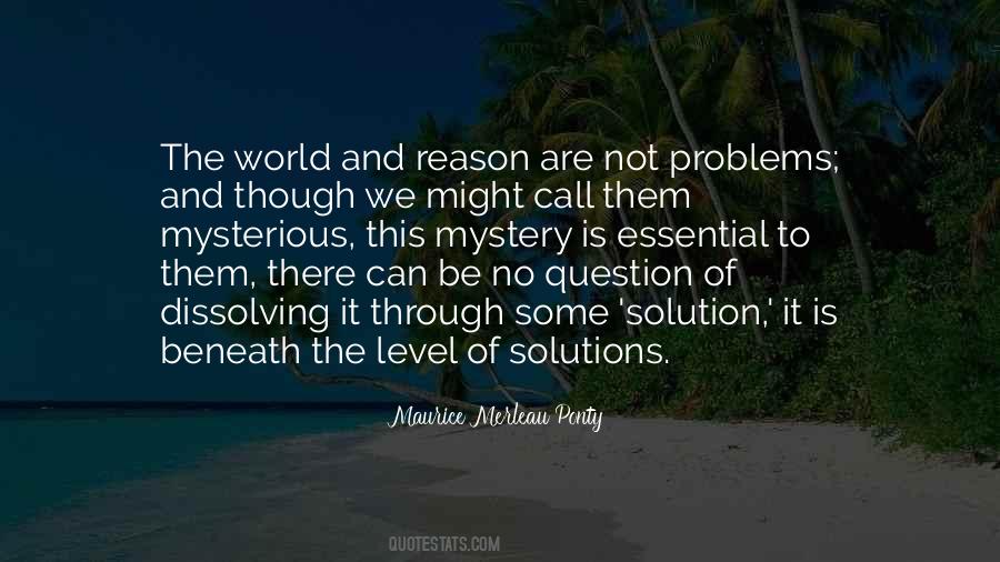 There Is No Solution Quotes #790282