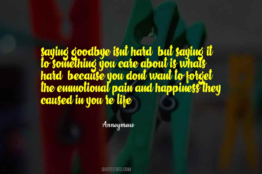 Quotes About Happiness And Pain #91655