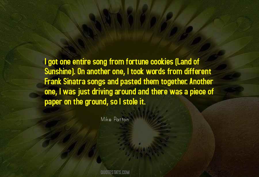 Frank Sinatra Song Quotes #1207524