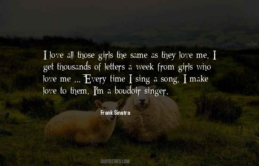 Frank Sinatra Song Quotes #1681627