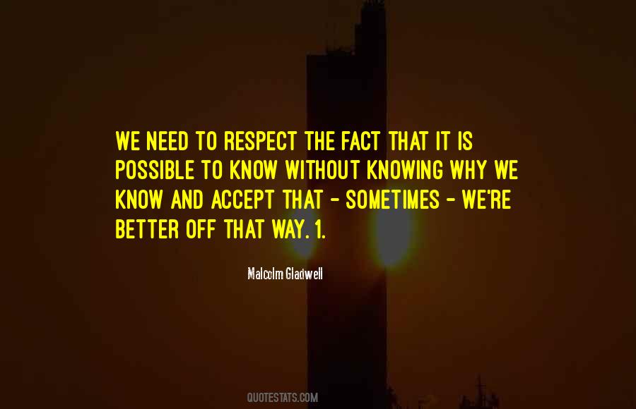 Knowing The Why Quotes #1137341