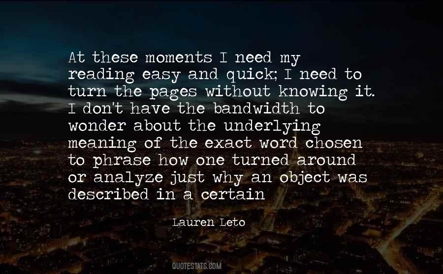 Knowing The Why Quotes #299140
