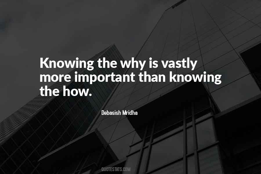 Knowing The Why Quotes #908450