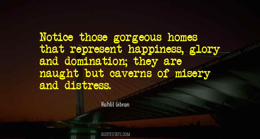 Quotes About Happiness And Misery #382509