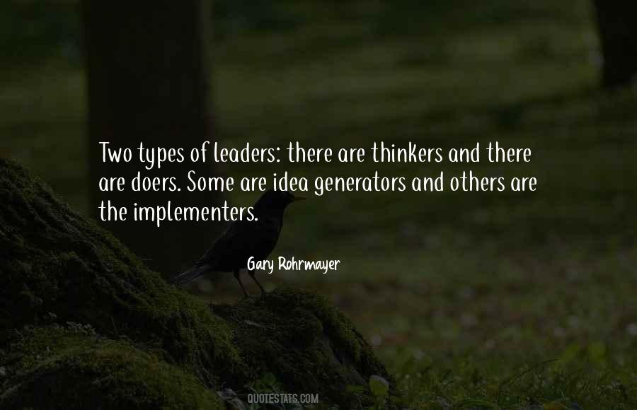 Types Of Leadership Quotes #1248971