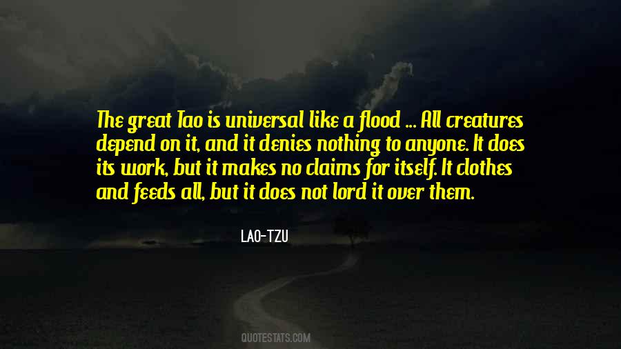 Quotes About The Great Flood #71945